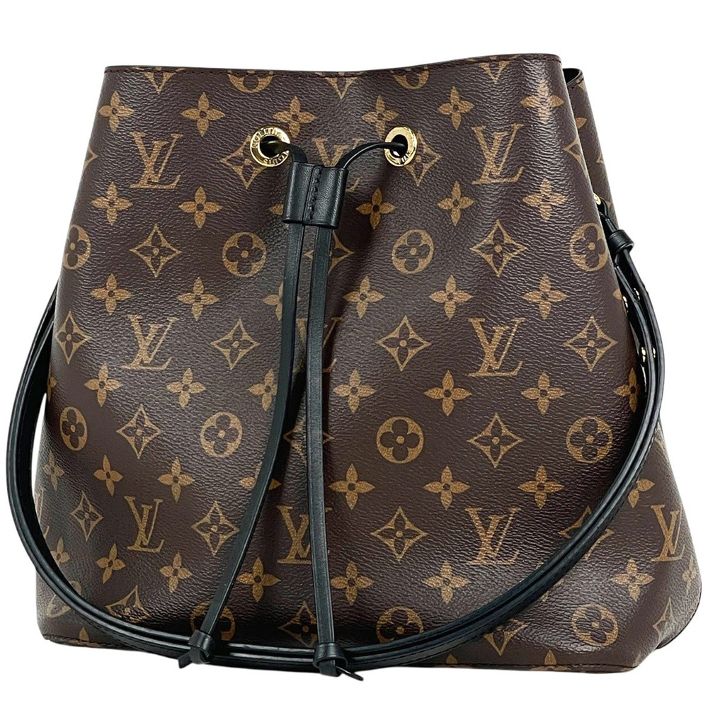 Louis Vuitton Neo drawstring shoulder bag Monogram brown black
